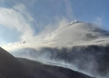 Conred continúa monitoreo de actividad volcánica en el Pacaya./Foto: Conred.