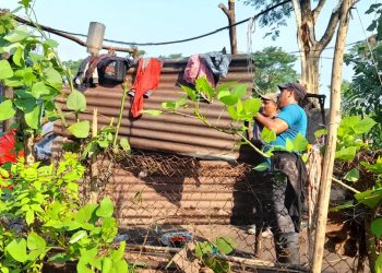 Conred asiste a personas afectadas por fuertes lluvias y vientos