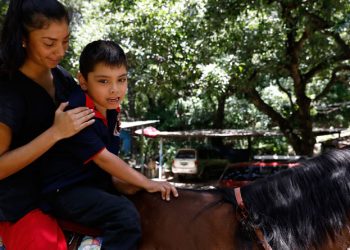 Lanzan programa de equinoterapia para beneficiar a personas con discapacidad