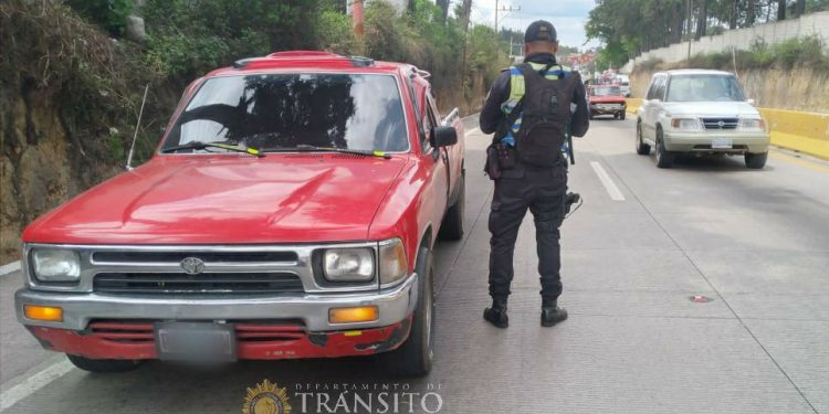 Tránsito de la PNC reporta más de 2 mil operativos en las carreteras este año