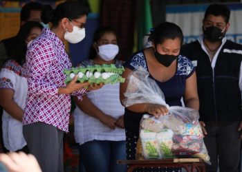 La primera entrega de alimentación escolar se realizó en marzo del presente año.