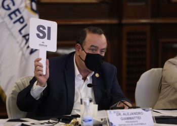 La reunión preparatoria al Conadur fue liderada por primer vez, por el presidente Alejandro Giammattei