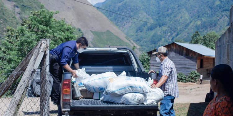 Más de 81 mil libras de NutriNiños llegan a Tamahú, San Miguel Tucurú y La Tinta