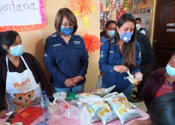 Titular de la Sesan verifica acciones contra la desnutrición en Totonicapán