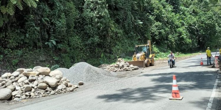 Covial efectúa trabajos en ruta hacia la frontera con México