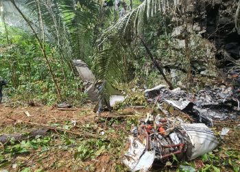 Fuerzas de Tierra del Ejército localizan en Izabal aeronave accidentada con posible droga