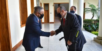 Presidente recibe a Primer Ministro de Belice
