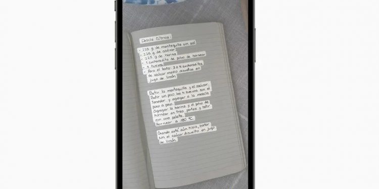 Apple anuncia una herramienta que digitaliza el texto de las fotografías