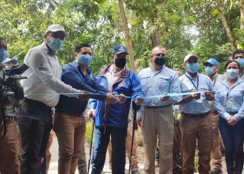 Autoridades participan en la reapertura del parque Arqueológico Quiriguá, en Izabal