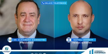 El presidente Alejandro Giammattei sostuvo un diálogo telefónico con el nuevo primer ministro de Israel, Naftali Bennett