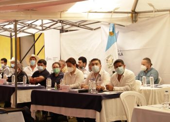 La actividad se desarrolló en la sede del Parlamento del Pueblo Xinka , Santa Rosa.