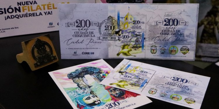 Dedican emisión postal al bicentenario de ciudad de Chiquimula