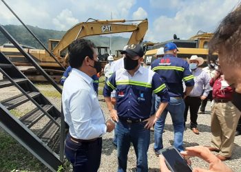 Supervisan rehabilitación en carretera de Jutiapa