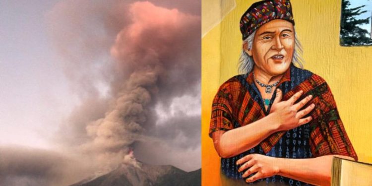 Ak´abal y su poema al volcán de Fuego