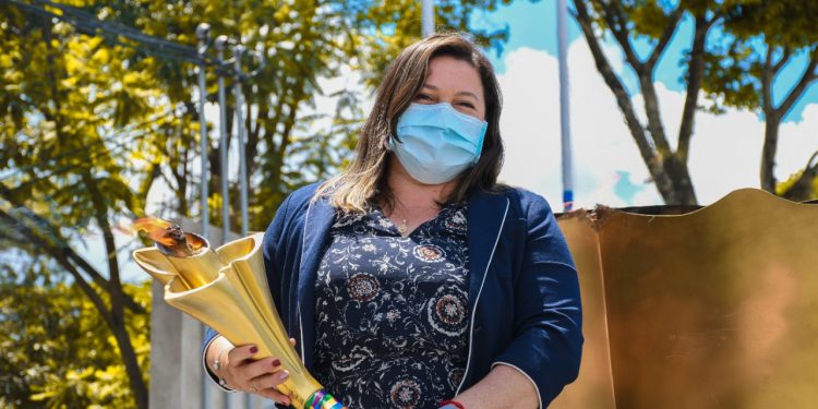 Antorcha del Bicentenario llega a Baja Verapaz