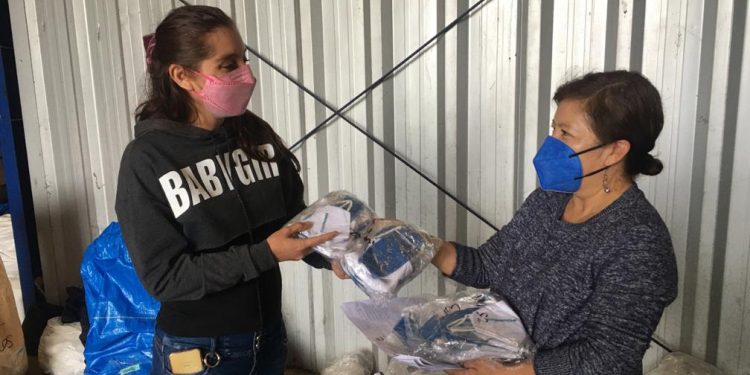 Entregan más de 146 mil mascarillas para alumnos de preprimaria y primaria de San Marcos 
