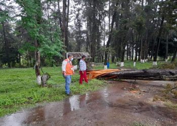 Conred verifica daños y situaciones de riesgo por las lluvias en Santa Rosa