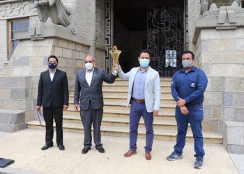 Antorcha Bicentenario llega a San Marcos