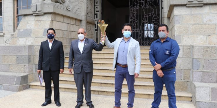 Antorcha Bicentenario llega a San Marcos