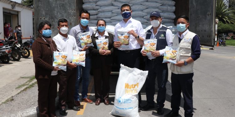 San Marcos recibe 50 mil kilos de NutriNiños