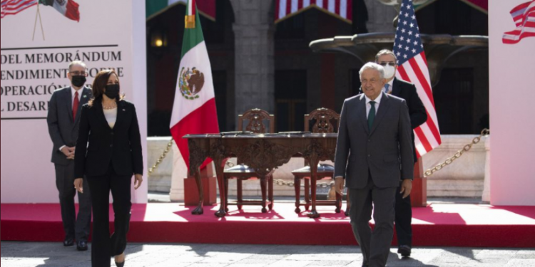 Anuncian los acuerdos alcanzados entre Harris y López Obrador