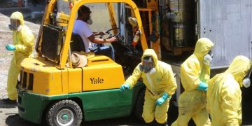 Trasladan nuevo cargamento de precursores químicos para su incineración