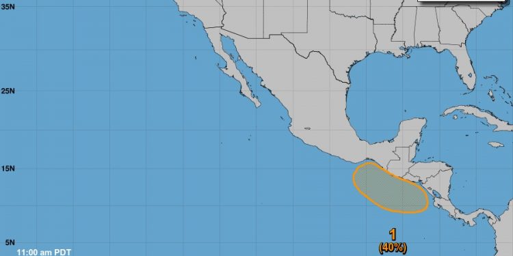 Conred monitorea probabilidad de formación ciclónica en el Pacífico