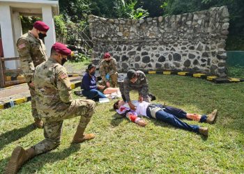 Militares estadounidenses capacitan a soldados guatemaltecos en respuesta a desastres naturales