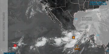 Vigilan evolución del sistema de baja presión en el Pacífico