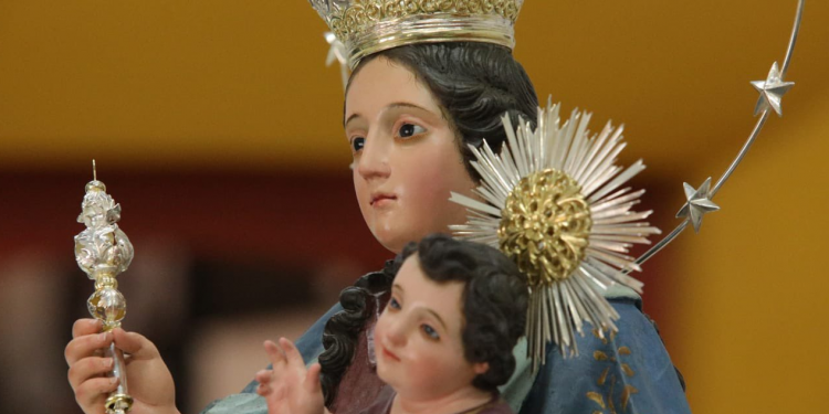 Petén: Restauran imagen de la Virgen de más de 300 años de antigüedad