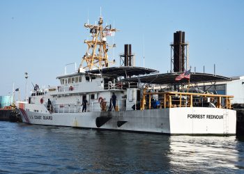 Visita de representantes de la Guardia Costera de EE. UU. en 2019 a Guatemala.