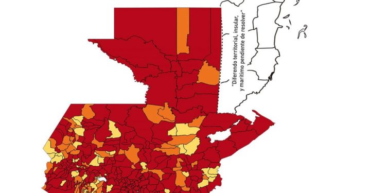 El Ministerio de Salud reporta 226 municipios en rojo de casos COVID-19 en el país.