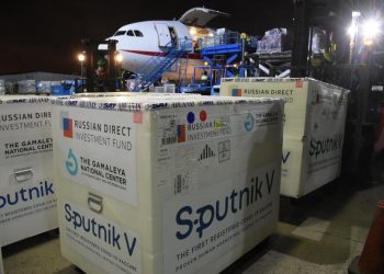 Los inunizantes de Sputnik V ingresó este jueves en la madrugada.