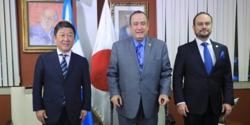 El mandatario Giammattei destacó la importancia de fortalecer los lazos de amistad con Japón