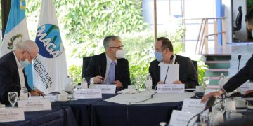 El presidente Alejandro Giammattei se reunió con autoridades del Maga este miércoles.