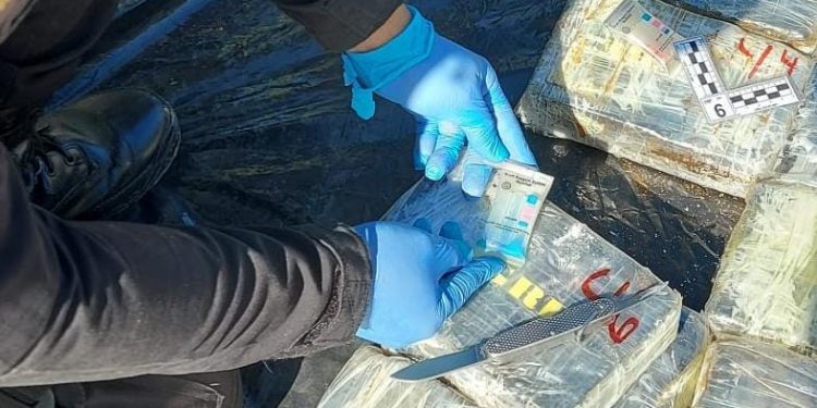 Incautación de cocaína