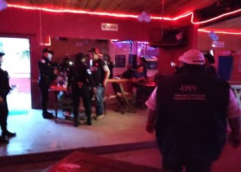 La PNC durante operativos en Sololá