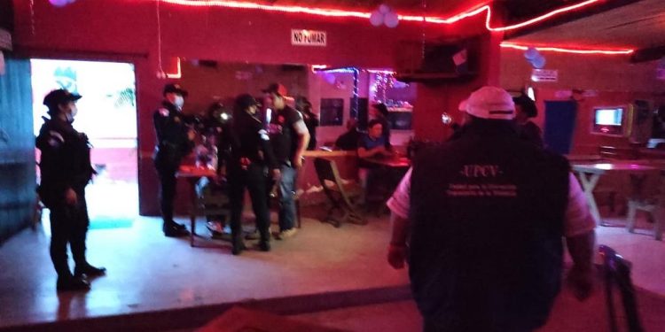 La PNC durante operativos en Sololá