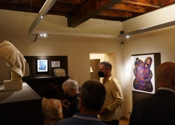 La exhibición estará abierta al público hasta el 31 de este mes, en Italia
