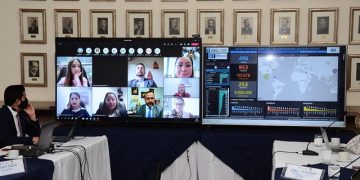 La Reunión de la red de consejeros comerciales se realizó de forma virtual en la cancillería guatemalteca.