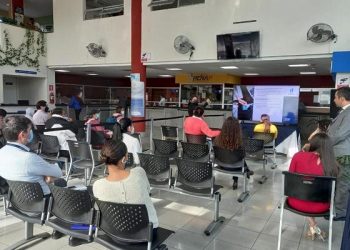 Las capacitaciones se realizaron en la sede del Minex, bajo medidas sanitarias.