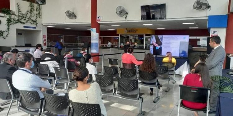 Las capacitaciones se realizaron en la sede del Minex, bajo medidas sanitarias.