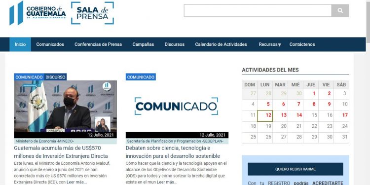 Gobierno pone en funcionamiento plataforma digital de información