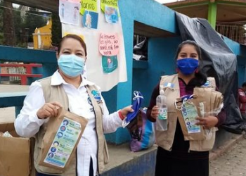 Extensionistas rurales promueven la prevención del COVID-19 en Huehuetenango