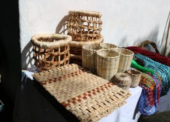 Mujeres destacan en la elaboración de artesanías con recursos no maderables