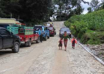 Más de 30 mil vecinos de Sipacapa se benefician con mejoras a camino rural