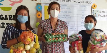 Niños inscritos en CADI de Los Amates, Izabal, reciben sexta dotación de alimentos