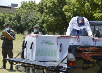 Zacapa recibe 27 mil 390 dosis de la vacuna contra el COVID-19