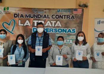 Periodistas huehuetecos se suman al pacto contra la violencia sexual, explotación y trata de personas