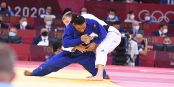 Tokio 2021: Judoca José Ramos en competencia.